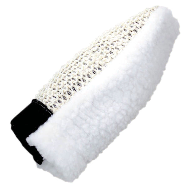 Cactus Cloth and Fleece Grooming Mitt